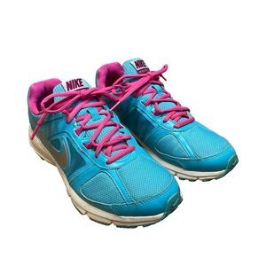 Nike Air Relentless 3 Running Shoes Bright Blue Pink Silver Sneakers 8.5